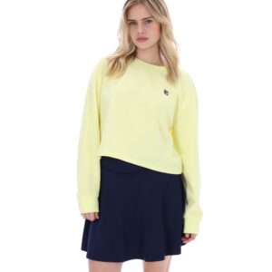 Wax Yellow Sestri Wide Crew Neck Sweatshirt – XL