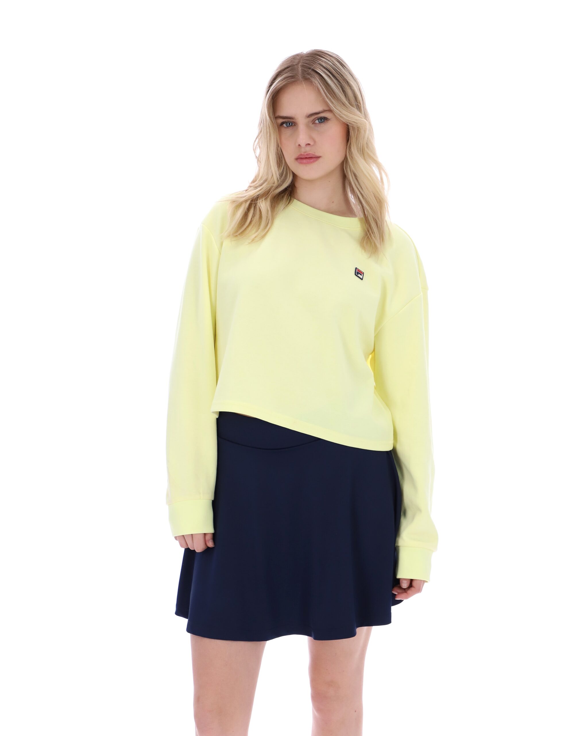 Wax Yellow Sestri Wide Crew Neck Sweatshirt - XL