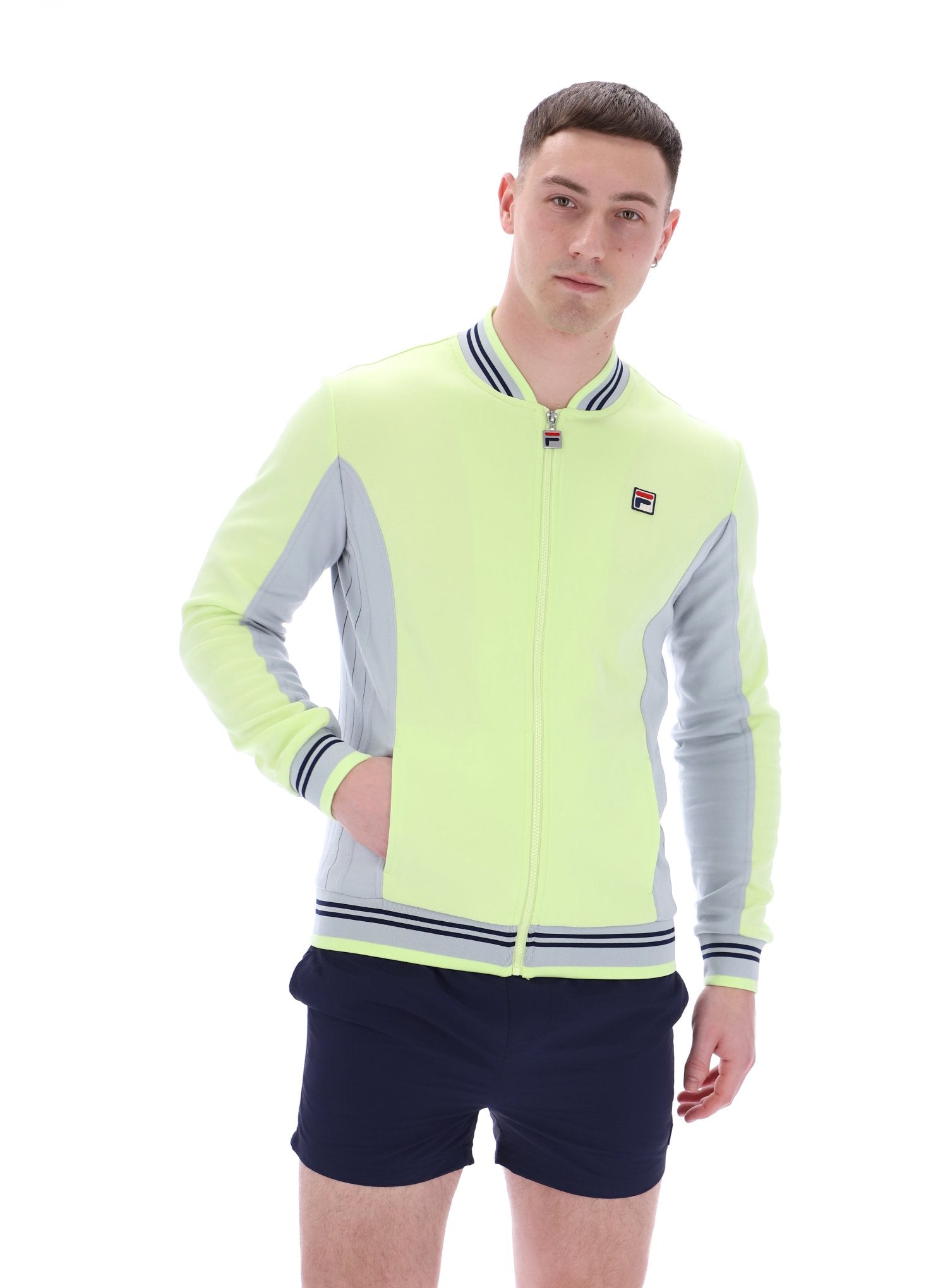 Shadow Lime Settanta Baseball Track Top - 4XL