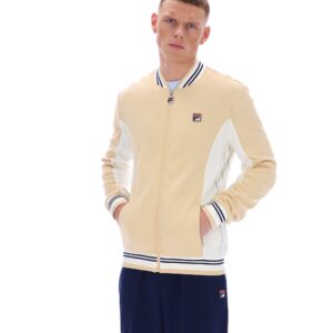 Classic Beige Settanta Baseball Track Top – 4XL