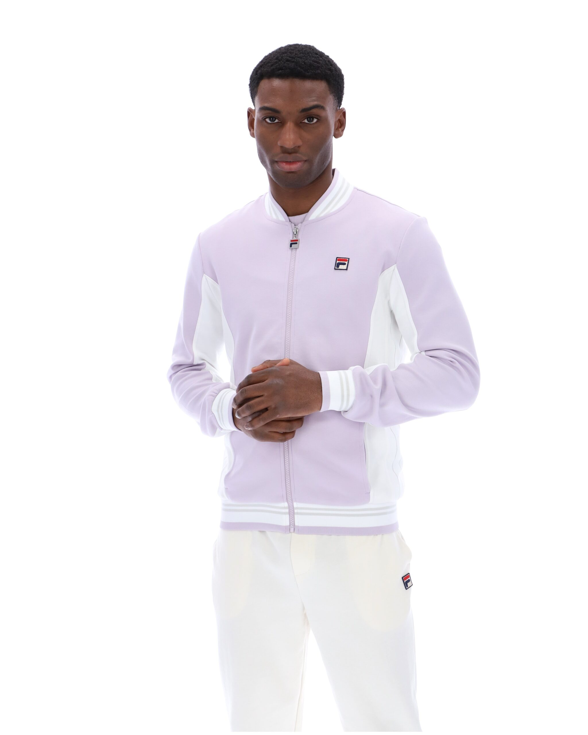 Misty Lilac Settanta Baseball Track Top - S