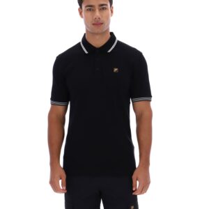 Black Soren 2 Polo Shirt with Tipping – 4XL