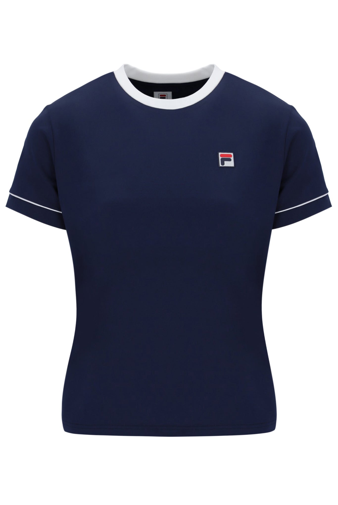 Navy Women's Tennis T-Shirt - L