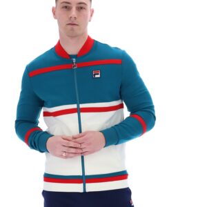 Deep Lagoon Stefan Archive Cut And Sew Track Top – 4XL
