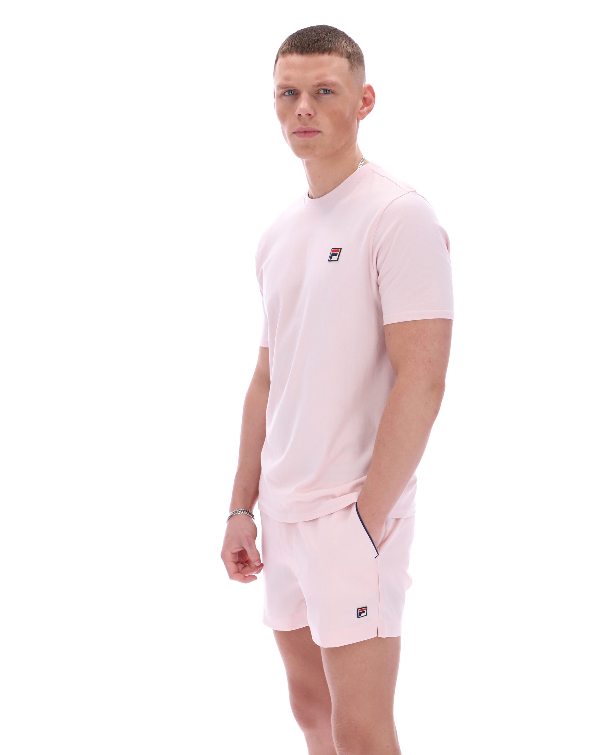 Pale Pink Sunny Essential T-Shirt - L