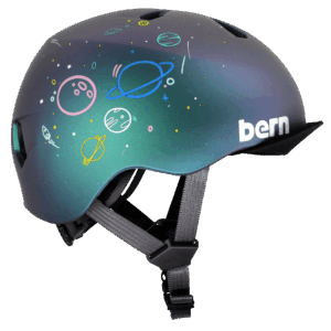 Bern Nino DVRT Youth Helmet – Metallic Space Splat