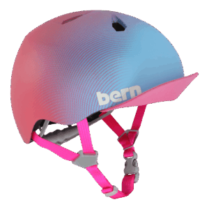 Bern Nina DVRT Kids Bike Helmet – Matte Sunset Gradient