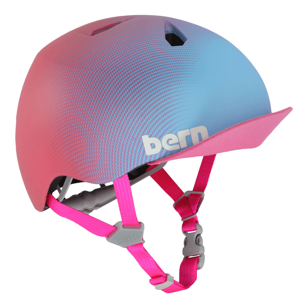 Bern Nina DVRT Kids Bike Helmet - Matte Sunset Gradient