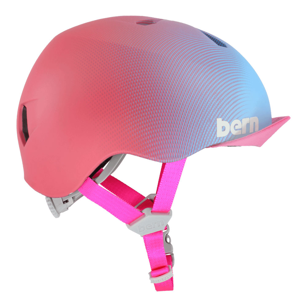 Bern Nina DVRT Kids Bike Helmet - Matte Sunset Gradient