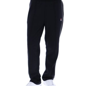 Black Tavis Contrast Stitch Straight Leg Jogger – 4XL