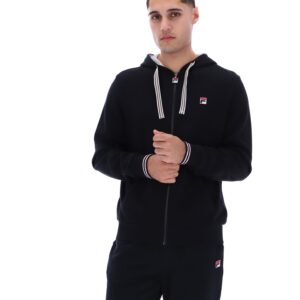 Black Tenconi Zip Up Hoodie – 4XL
