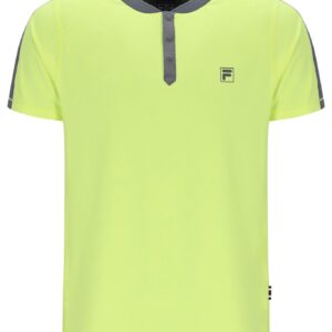 Lemon Men’s Henry Neck Tennis T-Shirt – XL