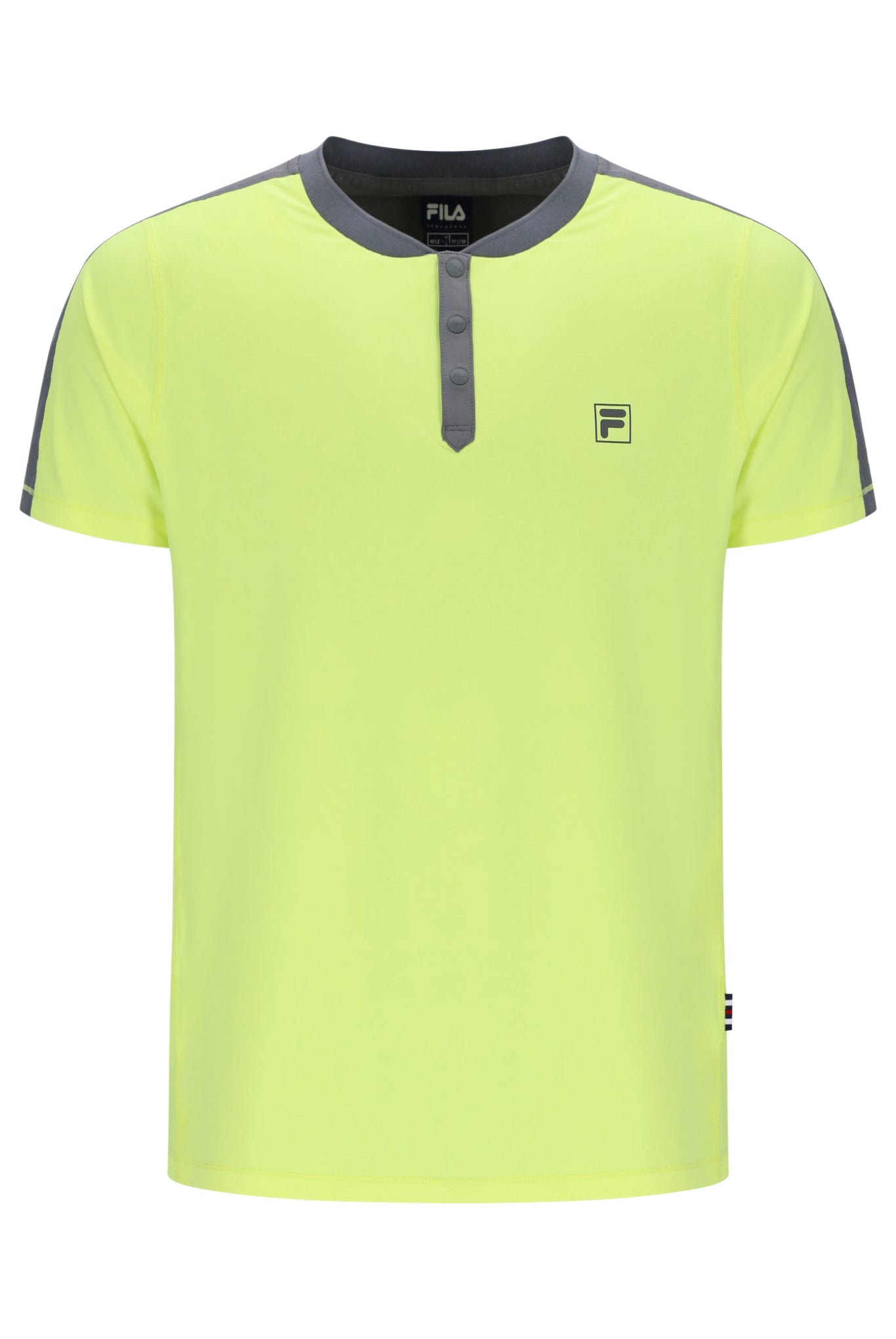 Lemon Men’s Henry Neck Tennis T-Shirt - L