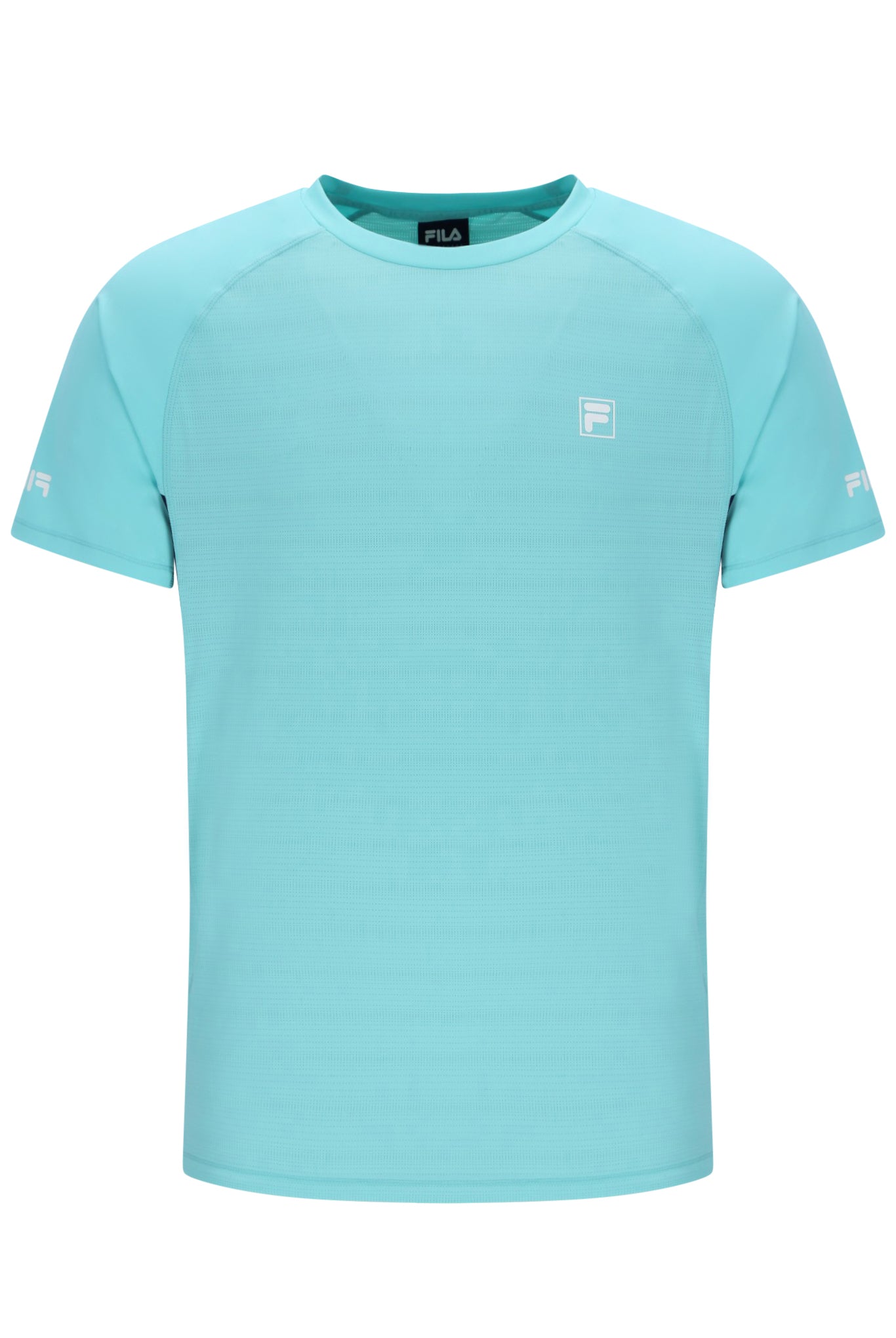 Aqua Unisex Round Neck Tennis T-Shirt - XL