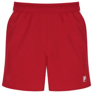 Red Men’s 5″ Tennis Shorts with Inner – XL