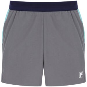 Dark Grey Men’s 5″ Tennis Shorts with Inner – XL
