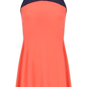 Neon Orange Women’s Jersey Dress with Inner Shorts – XL