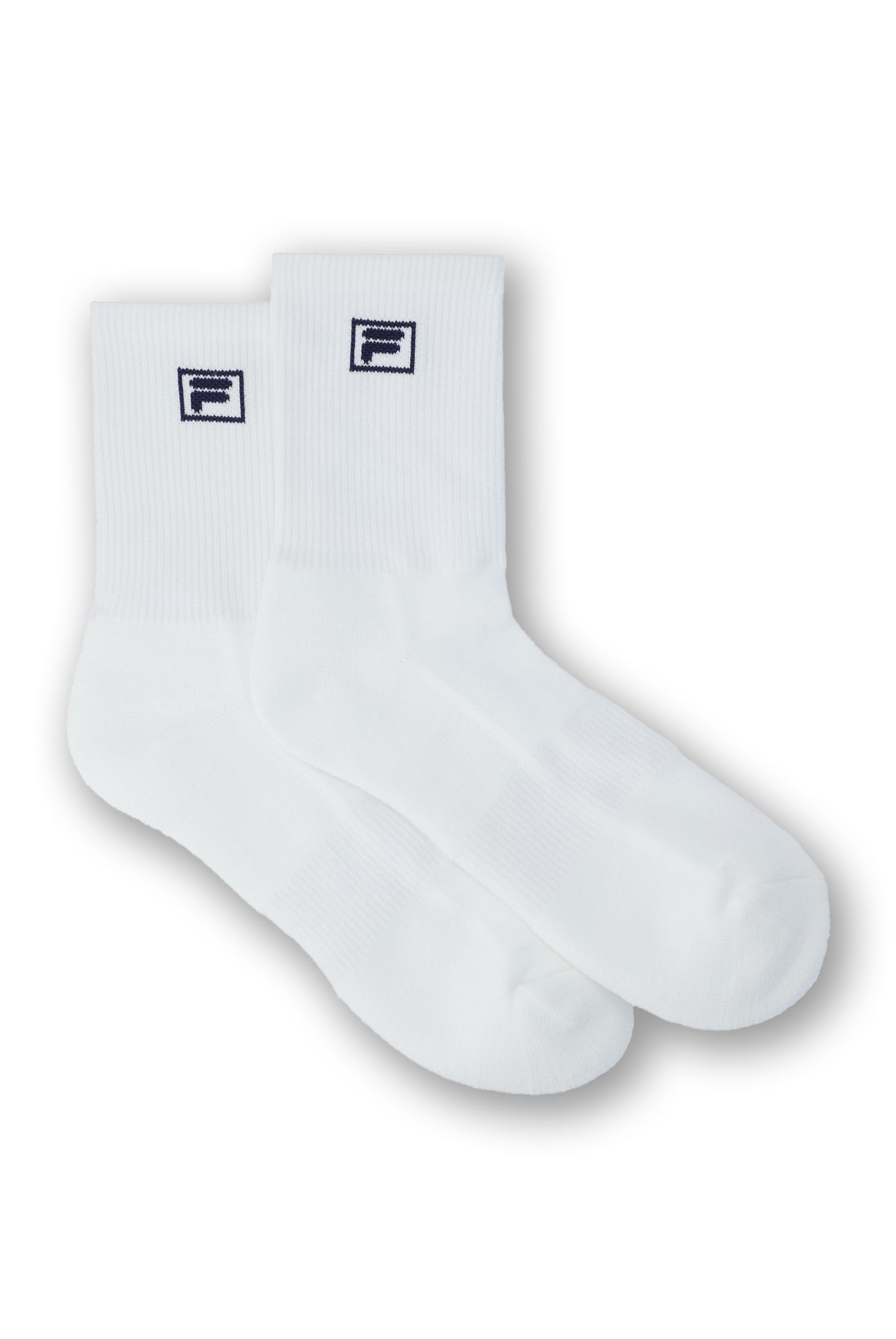 Off White F-Box Mid-Neck Socks - ONE