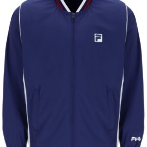 Navy Unisex Tennis Warm-Up Jacket – XL