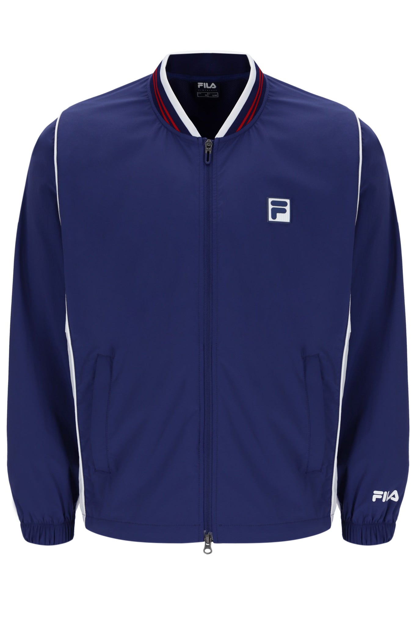 Navy Unisex Tennis Warm-Up Jacket - S