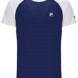 Navy Unisex Round Neck Tennis T-Shirt – XL