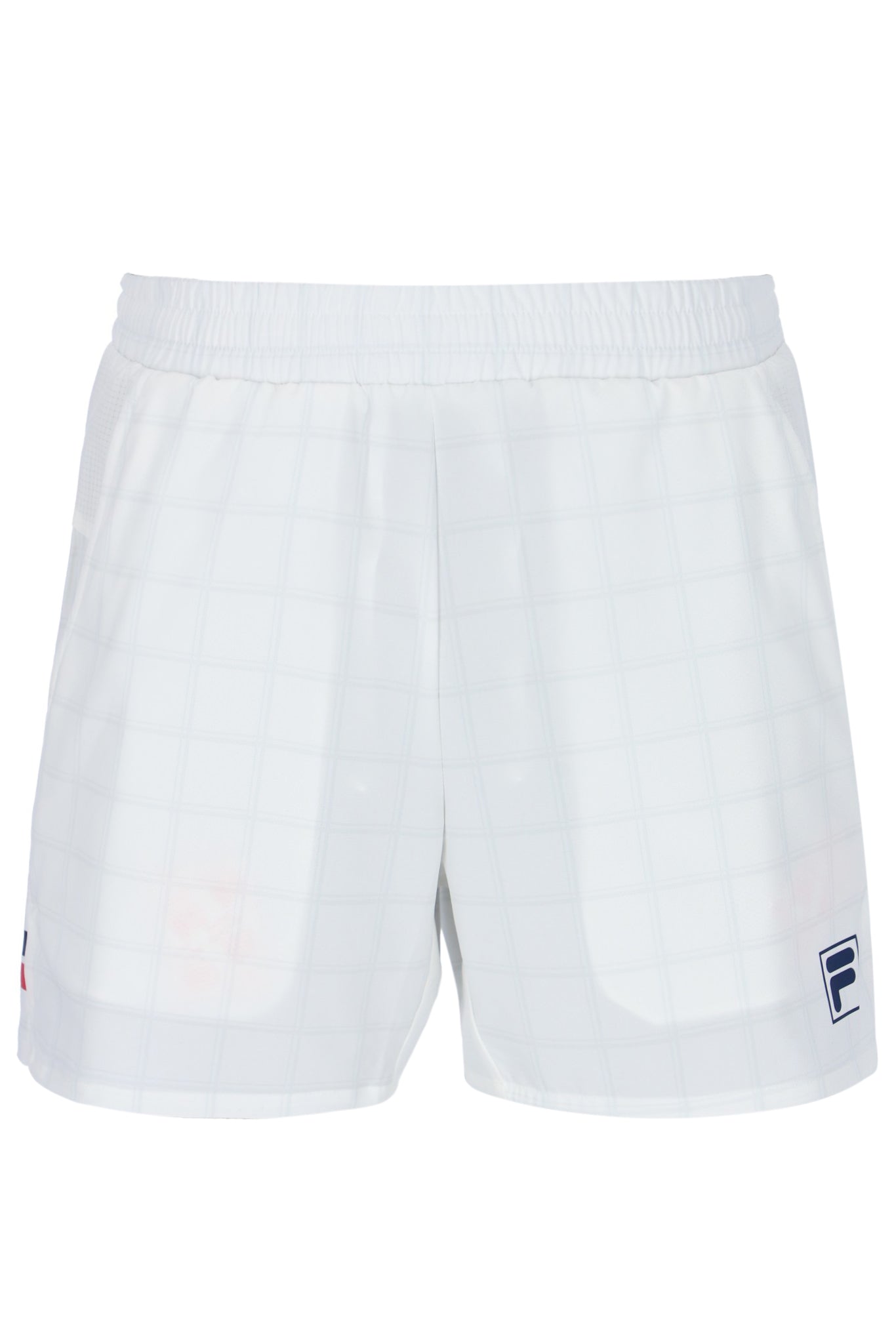 Pattern White Men’s 5" Tennis Shorts - L