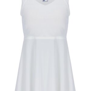 Off White Women’s Mesh Jersey Dress with Inner Shorts – XL