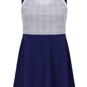 Navy Women’s Mesh Jersey Dress with Inner Shorts – XL
