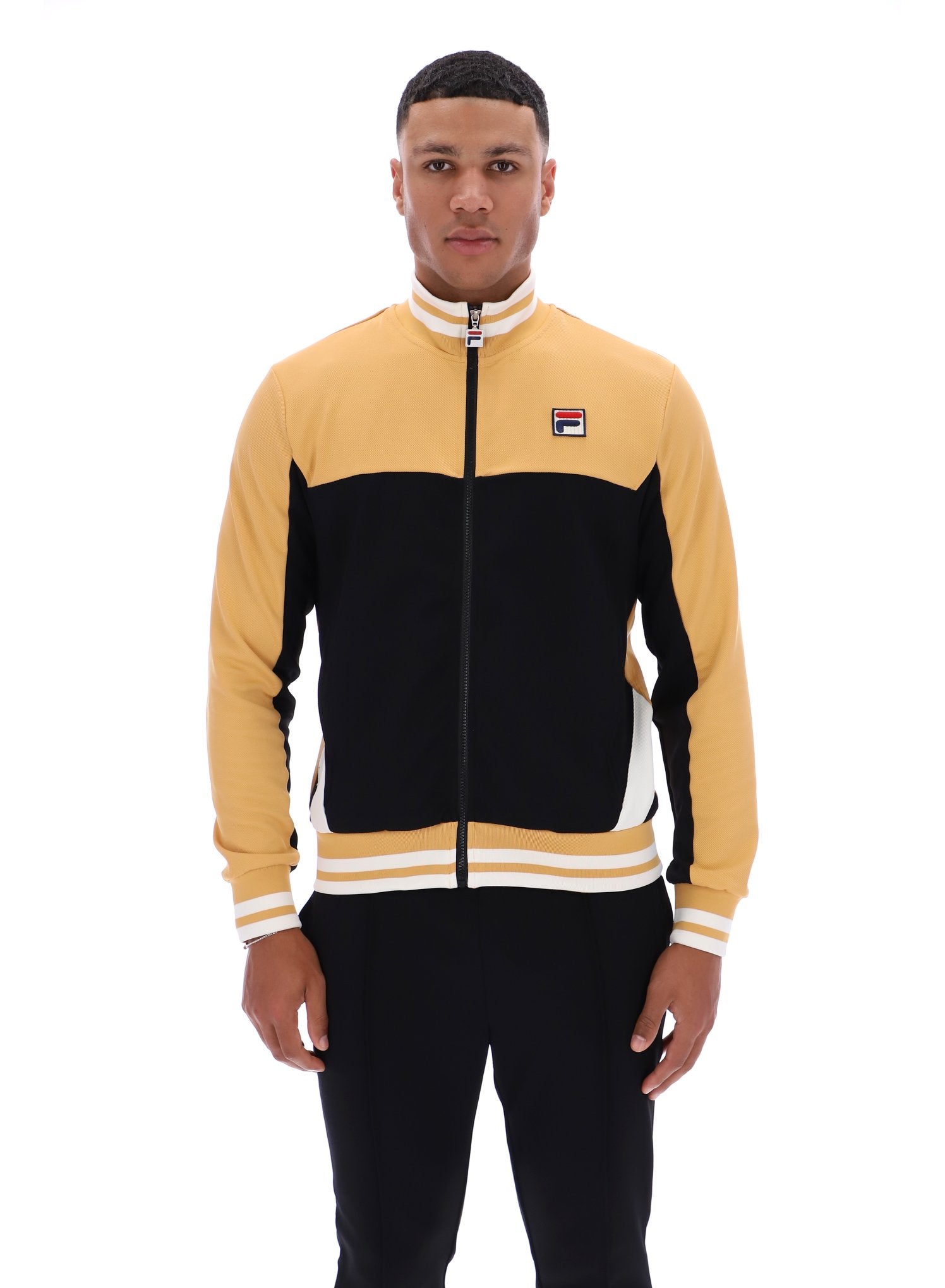 Oak Buff Tie Breaker Funnel Neck Jacket - L