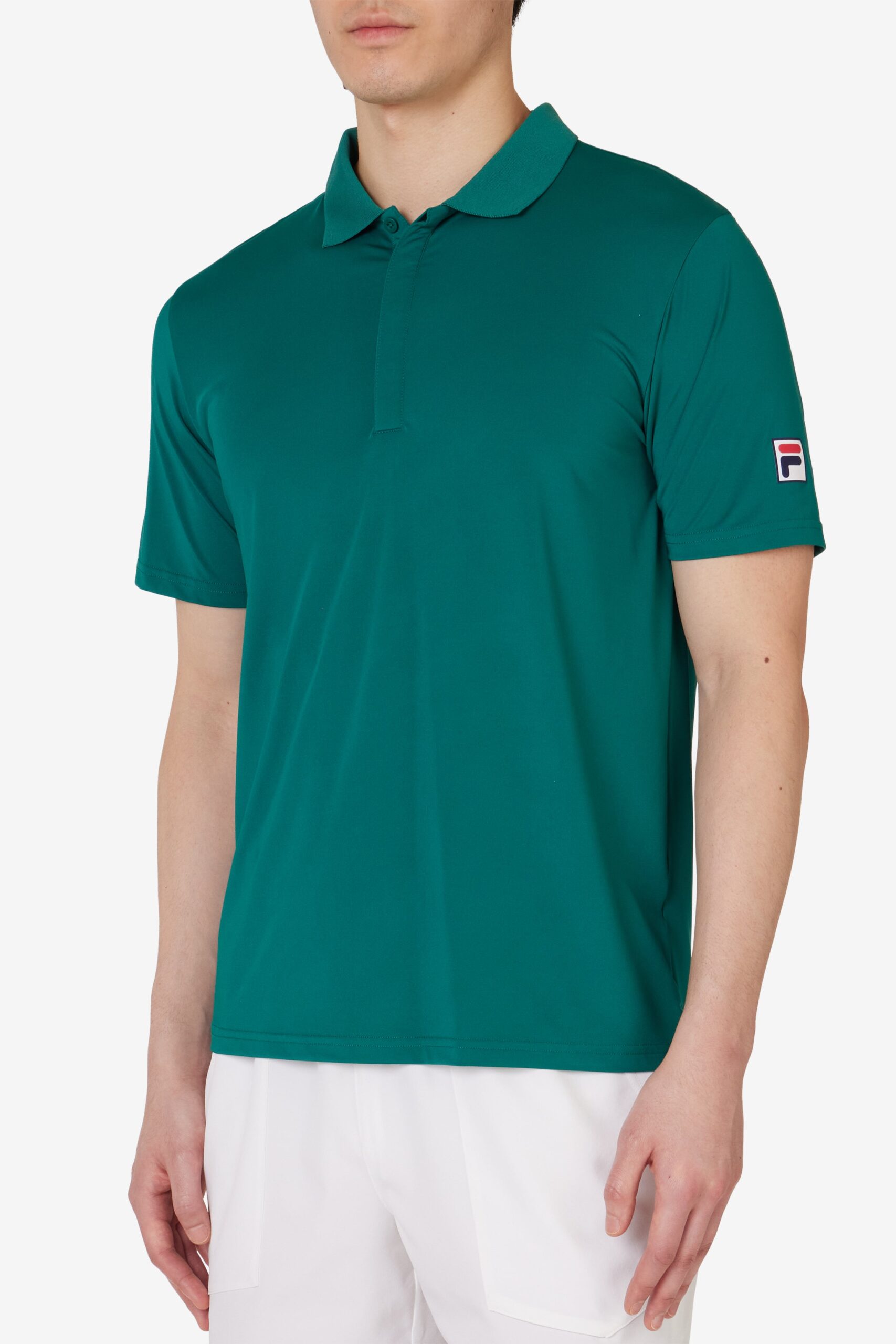 Green Tennis Essentials Top - L