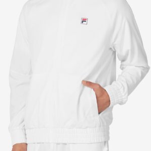 White Tennis Court Track Top – XL