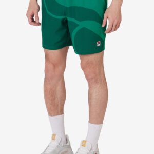 Green Tennis Essentials Printed Short – L