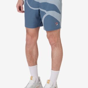 Blue Tennis Essentials Printed Short – S