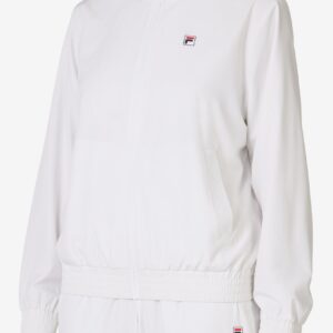 White Tennis Advantage Track Top – M