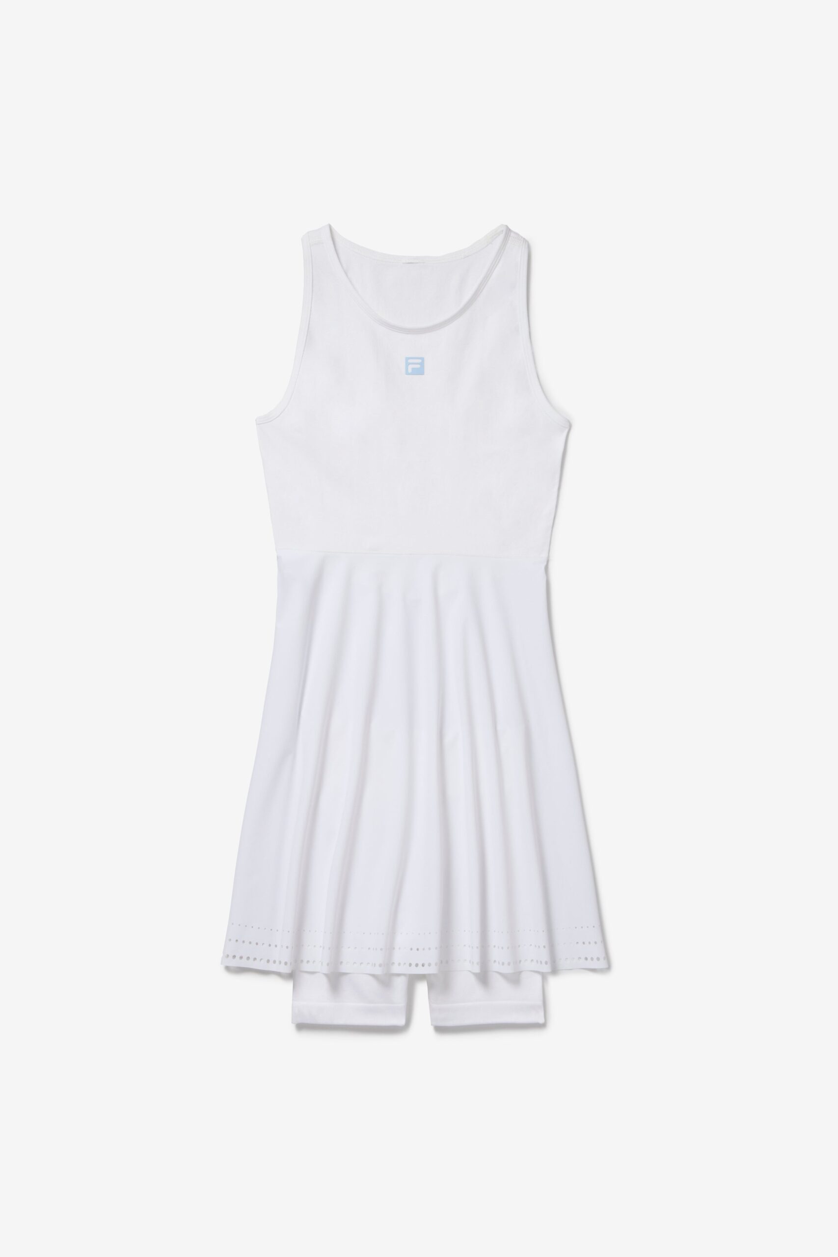 White Center Court Seamless Dress - 3XL