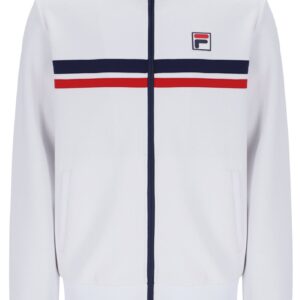 White Mens Tennis Track Top – XXL