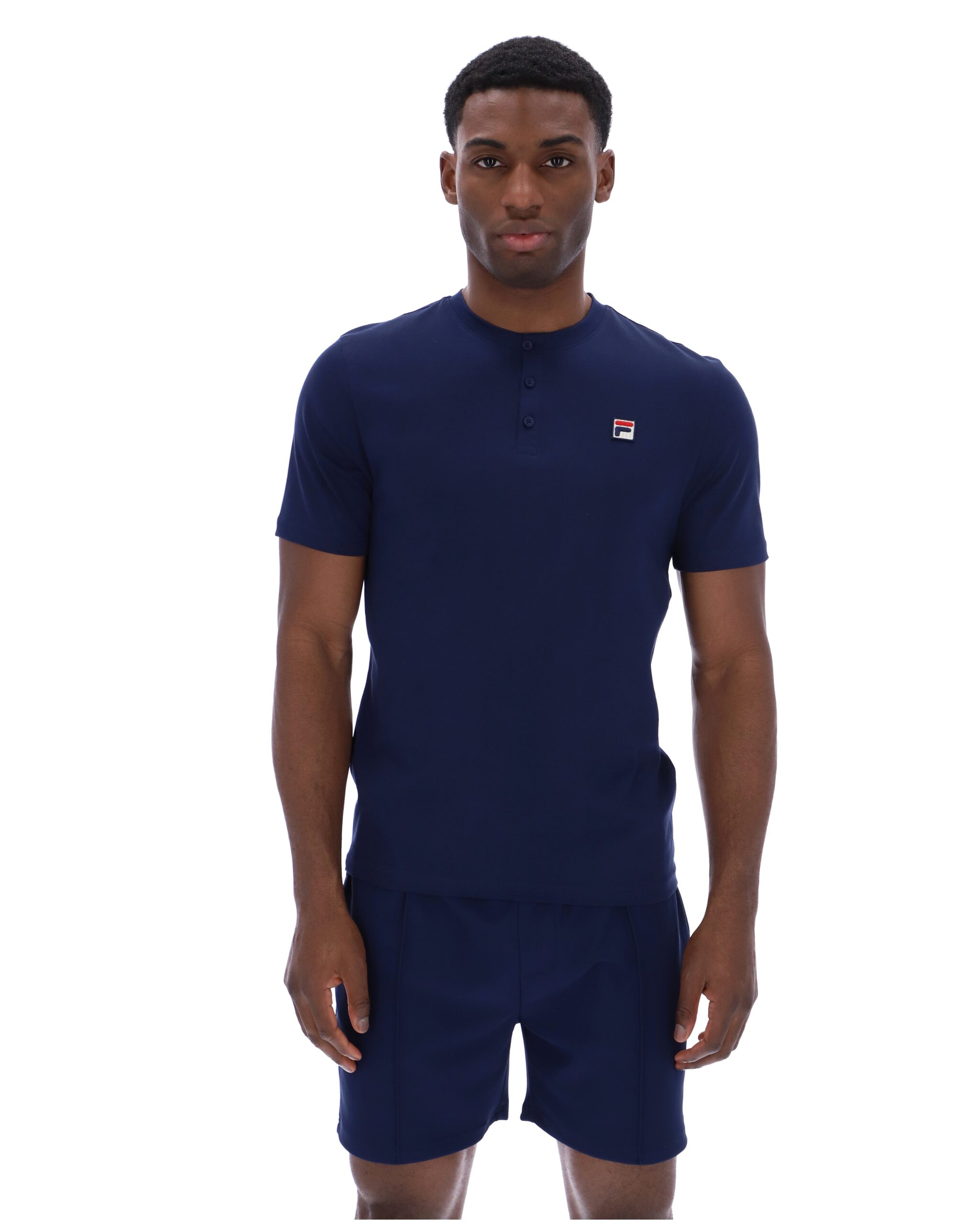 Fila Navy Valentino Essential Collared Tee - XL