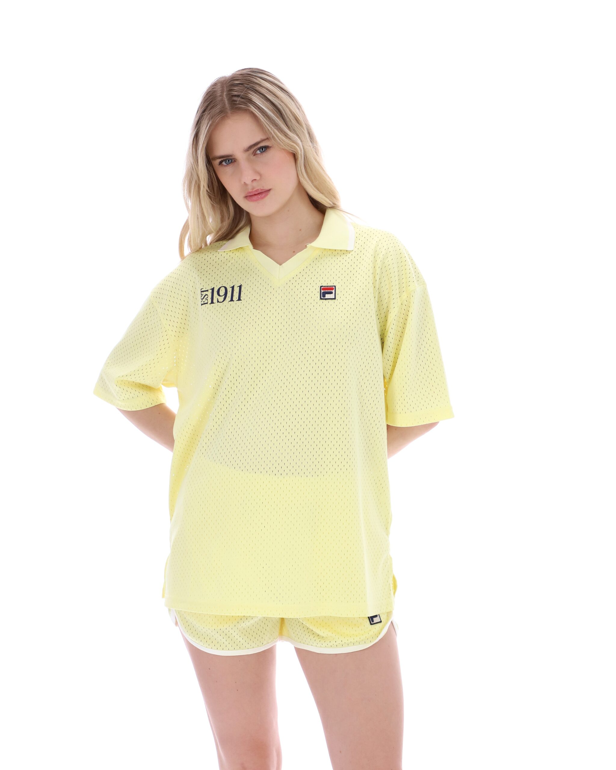Wax Yellow Vernazza Football Collar Tee - 3XL