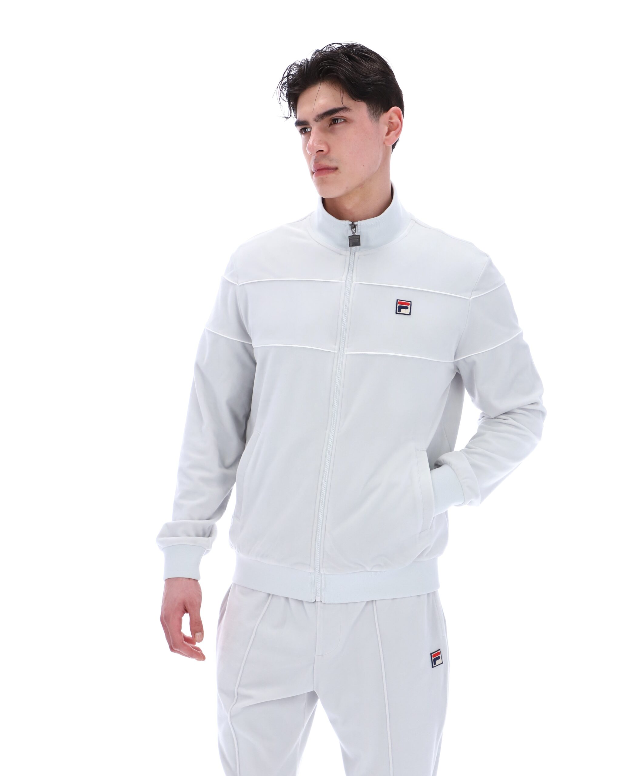 Dawn Blue Vittorio Velour Track Top - 3XL