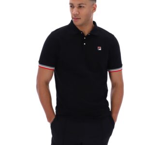 Black Zev Cuff Detail Polo – 4XL