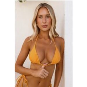Citrus Kisses Bikini Top Papaya