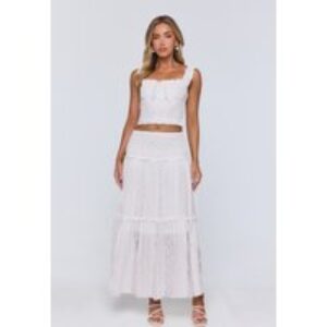 Salt Kissed Lace Set White