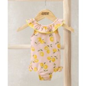 Mamas & Papas Lemon Print Frill Swimsuit – 18-24 Months