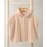 Mamas & Papas Pink Stripped Poncho Towel - 9-12 Months