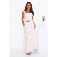 Trendsetters Hour Polka Dot Set White
