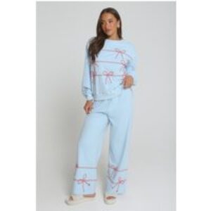 Candy Cane Dreams Sweatpants Blue