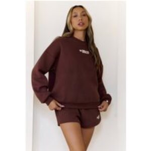 BASE Fleece Round Neck Sweatshirt Brown