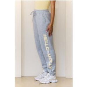BASE Fleece Cuffed Sweatpants Grey Marle