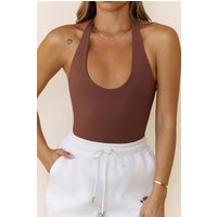 BASE Contour Going Viral Halter Top Chocolate