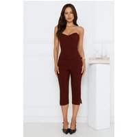 Gisele Capri Pants Bitter Chocolate